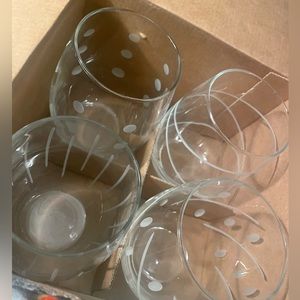 Diamond Crystal Stemless Wine Glass Set Stemless Glassware